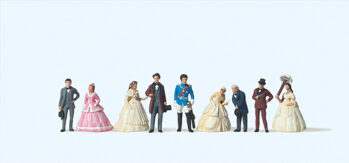 Preiser 79129 - N Ludwig II. von Bayern. Gefolge