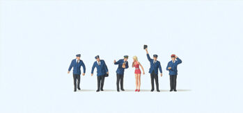 Preiser 79144 - N Bahnpersonal DB