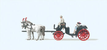 Preiser 79481 - N Droschke offen