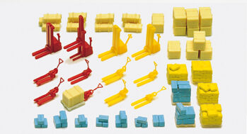 Preiser 79567 - N Stapler, Hubwagen. Bausatz