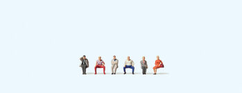 Preiser 88554 - Z Sitzende Reisende