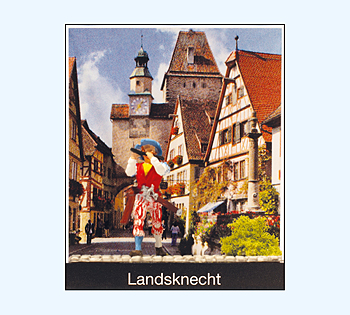 Preiser 99507 - H0 Landsknecht mit Querflöte