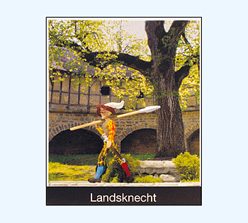 Preiser 99509 - H0 Landsknecht mit Hellebarde