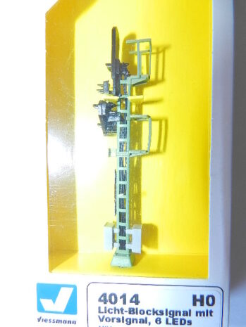 Viessmann 4014 - H0 Licht-Blocksignal mit Vorsignal