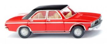 WIKING 012049 - Audi 100 - verkehrsrot mit schwarzem Dach