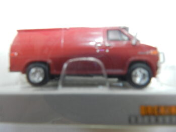 Brekina   18259 GMC Vandura, dunkelrot