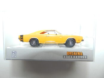 Brekina  18001  Dodge Charger, duneklgelb, 1969