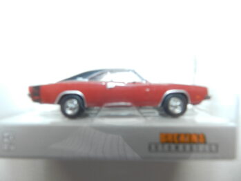 Brekina  18003  Dodge Charger, rot/schwarz, 1969