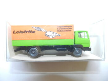 Wiking 431 18 1:87 Mercedes MB 814 Pritsche/Plane "Leistritz" 43118