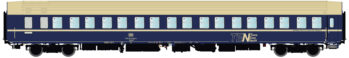 LS-Models 46155 Spur H0 Schlafwagen WLABsm166 der DB, Epoche IV