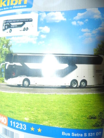 Kibri 11233 H0 Bus Setra S 531 DT Bausatz