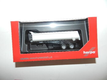 Herpa 076036 -003 Zubehör: Carnehl Rundmuldenauflieger 2achs, weiß