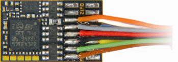 ZIMO MN300F - MN-Lok-Decoder - 6-pol. NEM651 an Drähten