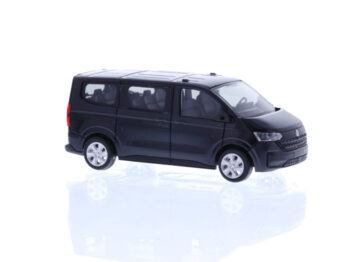 Rietze 11715 - Volkswagen Transporter T7 Bus KR FD midnight black metallic