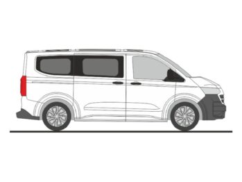Rietze 11725 - Volkswagen e-Transporter T7 Bus KR FD clear white