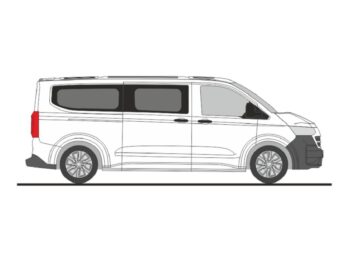 Rietze 11731 - Volkswagen e-Transporter T7 Bus LR FD clear white