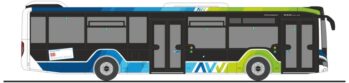 Rietze 75418 Spur H0 MAN Lion´s City 12´18 "AVV Augsburg"- VO Q4/26