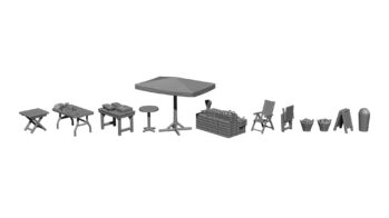 NOCH 16420 - 3D-Kit “Auf dem Markt”