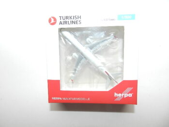 Herpa Wings 532953 - 001 Turkish Airlines Airbus A321neo – TC-LPU 1:500 Flugzeug