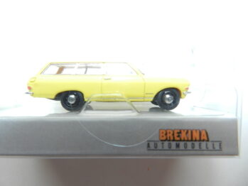 BREKINA BRE20475Opel Rekord B Carav hellgelb Brekina 1:87