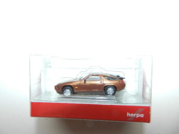 Herpa 033589-002 Porsche 928 S4, cognacbraun metallic