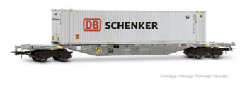 Rivarossi HR6703 Spur H0 Containerwagen Bauart Sgnss der DB, Epoche VI