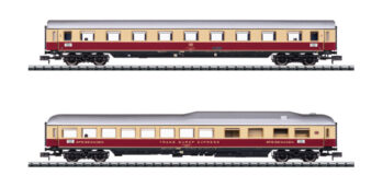 Minitrix 15369 - Personenwagen Set TEE Rheinpfeil DB Ep.IV 2-teilig