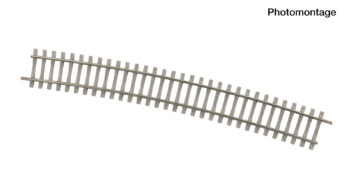 Roco 4042428 - Gebogenens Betonschwellen-Gleis R10