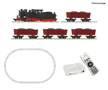 Roco 5150001 - Z21 START newGen Digitalset: H0e-Dampflokomotive mit Lorenzug (Z21 multiMAUS)