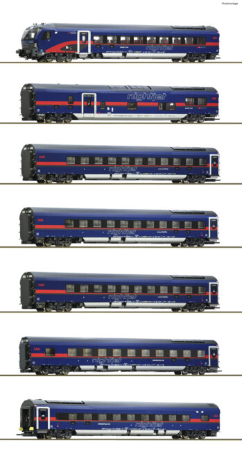 Roco 5510022 - 7-tlg. Set: Nightjet, ÖBB