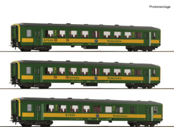 Roco 6200086 - 3-tlg. Set: Schlierenwagen, GYSEV