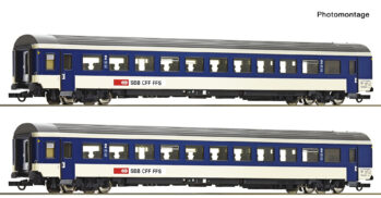 Roco 6200271 - 2-tlg. Set: Reisezugwagen 2. Klasse, SBB