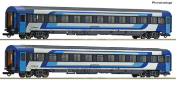 Roco 6200294 - 2-tlg. Set: Eurofima-Schnellzugwagen, MAV-START