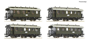 Roco 6200296 - 4-tlg. Set: Personenwagen, DRG