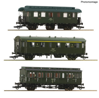 Roco 6200304 - 3-tlg. Set: Personenwagen, PKP