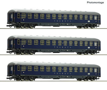 Roco 6200305 - 3-tlg. Set: Liegewagen „Touropa“, DB