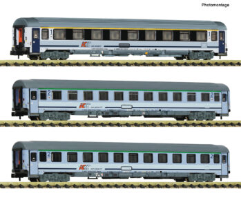 Fleischmann 6260113 - 3-tlg. Set: Eurofima-Wagen, PKP