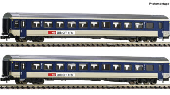 Fleischmann 6260135 - 2-tlg. Set: Reisezugwagen, SBB