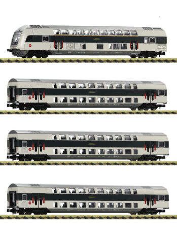 Fleischmann 6270130 - 4-tlg. Set: Doppelstockwagen, DSB