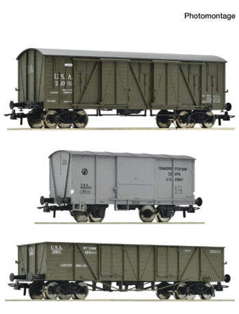 Roco 6600367 - 3-tlg. Set: Güterwagen, USATC