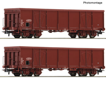 Roco 6600381 - 2-tlg. Set: Offene Güterwagen, SNCF