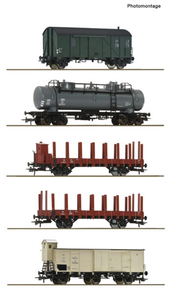 Roco 6600384 - 5-tlg. Set: Güterzug, ÖBB
