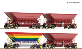 Roco 6600385 - 4-tlg. Set 1: Erzwagen, LKAB