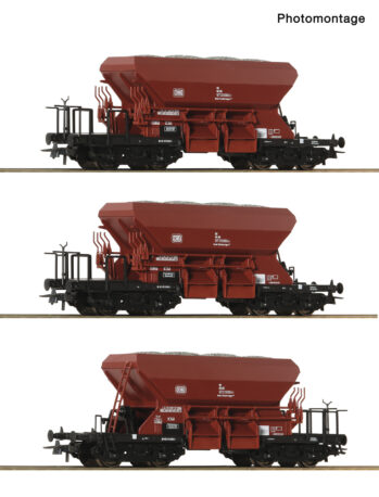 Roco 6600387 - 3-tlg. Set: Schotterwagen, DB