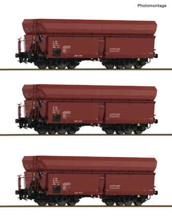 Roco 6600424 - 3-tlg. Set: Selbstentladewagen, CSD