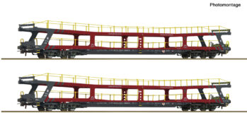 Roco 6600438 - 2-tlg. Set: Autotransportwagen, ZSSK