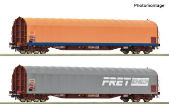 Roco 6600473 - 2-tlg. Set: Schiebeplanenwagen, SNCF