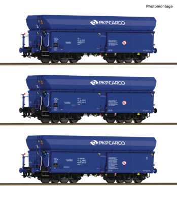 Roco 6600494 - 3-tlg. Set: Selbstentladewagen, PKP Cargo