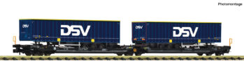 Fleischmann 6660141 - Doppeltaschen-Gelenkwagen T3000e, TX Logistik