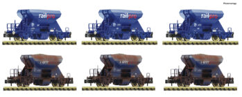 Fleischmann 6660185 - 6-tlg. Set: Schotterwagen, Railpro